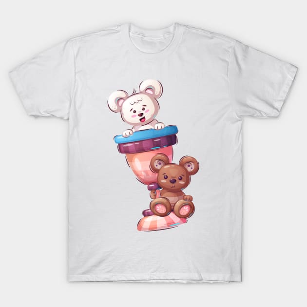 Bears T-Shirt by GiftsRepublic